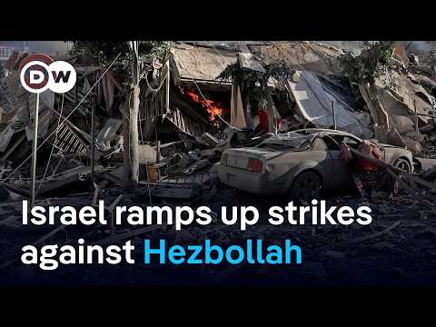 Israel’s airstrikes hit Beirut as it aims to cripple Hezbollah | DW News