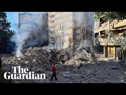 ‘We don’t want to die’: Lebanese flee Israeli strikes as regional conflict escalates