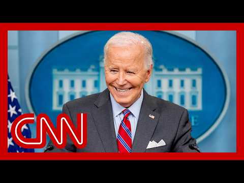 President Biden takes questions for first time at podium of the White House press briefing room