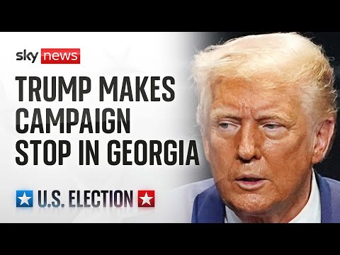 Watch live: Donald Trump makes campaign stop in Georgia