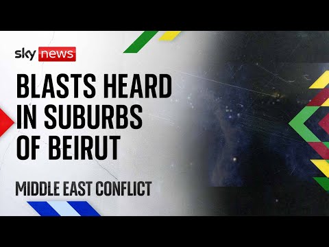 Blasts heard after Israeli military tells part of Beirut to ‘evacuate immediately’
