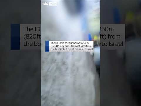 IDF shares footage from ‘inside Hezbollah tunnels’