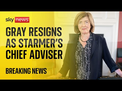 Sue Gray has resigned as Sir Keir Starmer’s chief of staff
