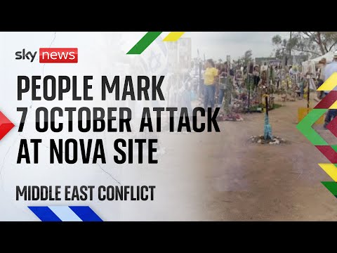 Victims of 7 October attack at Nova festival remembered one year on