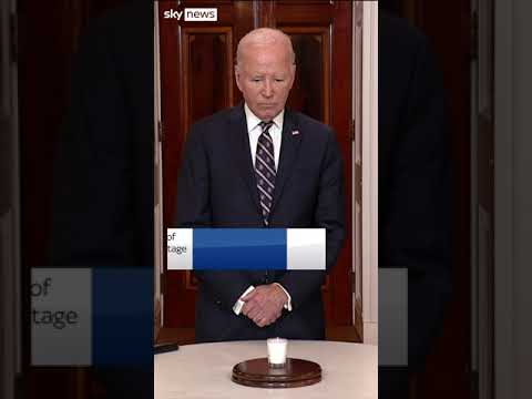 Biden attends 7 October memorial