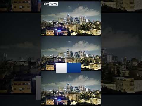 Sirens and rockets over Tel Aviv on evening of 7 October attack anniversary