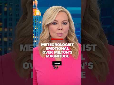 Hurricane Milton’s magnitude brings veteran meteorologist to tears