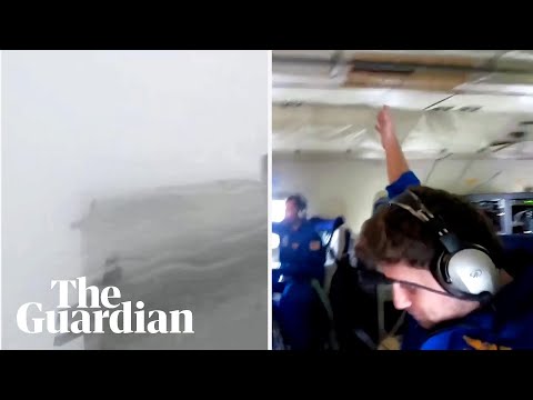 ‘Hurricane hunters’ fly through Milton as it barrels towards Florida