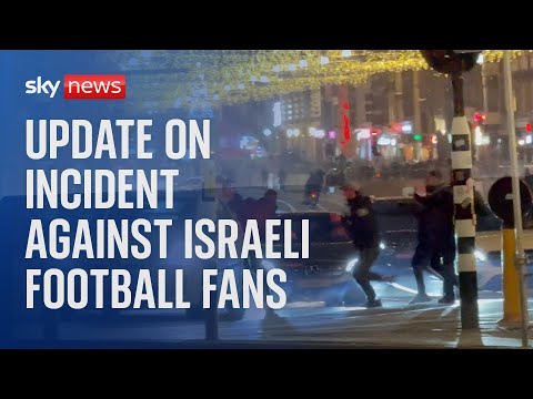 Watch live: News conference after ‘violent incident’ targeting Israeli football fans in Amsterdam