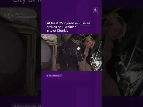 At least 25 injured in Russian strikes on Ukrainian city of Kharkiv