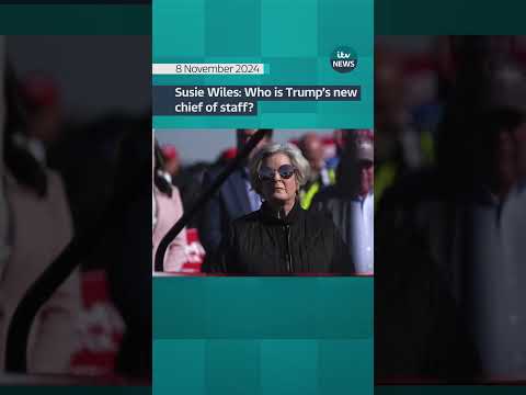 Susie Wiles: Who is Trump’s new chief of staff? #itvnews #shorts