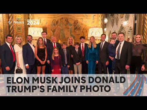 Elon Musk joins Donald Trump on first call to Zelensky – and his family photo
