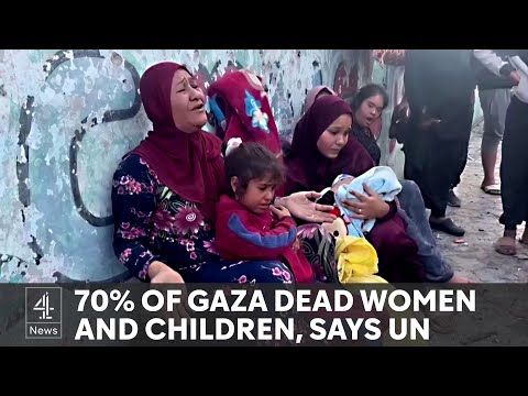 UN: Nearly 70% of Gaza killed are women and children