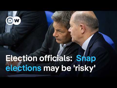 German Chancellor open to negotiating election date after governing coalition’s collapse | DW News