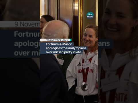 Fortnum & Mason will put on a separate event after Paralympians weren’t invited #itvnews