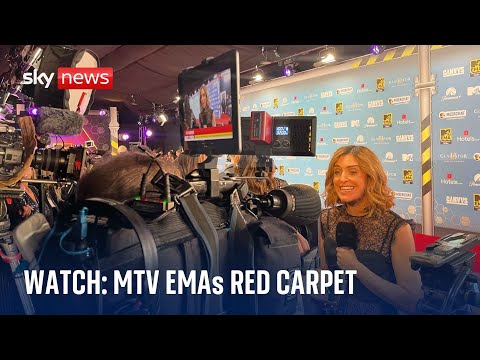 Watch live: MTV EMAs red carpet