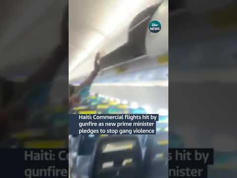 Two planes were hit by gunfire over Haiti’s capital | ITV News