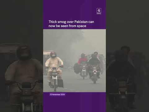 Pakistan smog can be seen from space