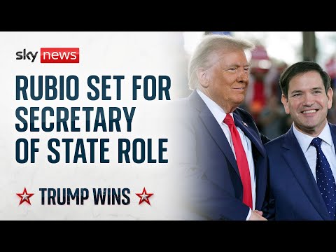 Donald Trump to name Marco Rubio as secretary of state – reports
