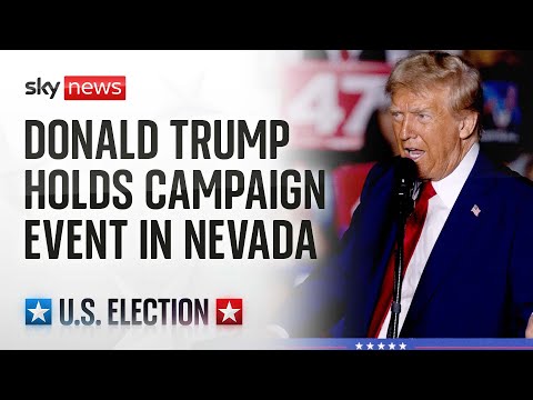 Watch live: Republican presidential candidate Donald Trump holds campaign event in Nevada