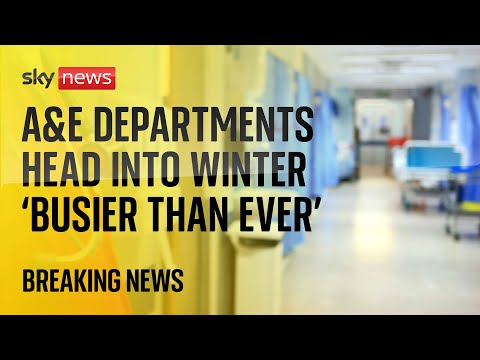 A&E staff experienced record pressure in October – with NHS ‘busier than ever’ going into winter