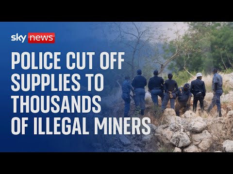 Watch live: Police news conference on illegal miners being trapped underground in South African mine