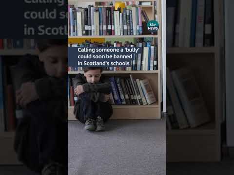 Calling someone a ‘bully’ could soon be banned in Scotland’s schools | ITV News