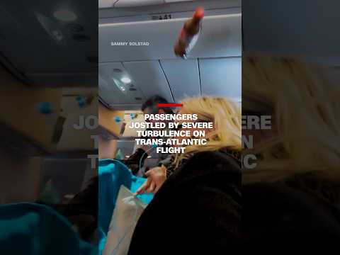 Passengers jostled by severe turbulence on trans-Atlantic flight
