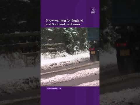 Snow & ice warning next week