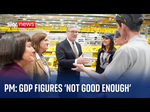 Starmer admits latest economic growth figure of 0.1% is ‘not good enough’