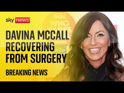 Davina McCall out of surgery after operation to remove rare brain tumour