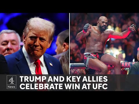Trump, Musk and key allies celebrate election win at UFC