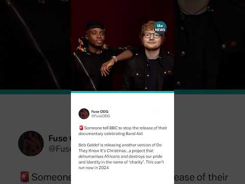 Ed Sheeran says Band Aid did not ask for permission to re-use his vocals on a new song #itvnews