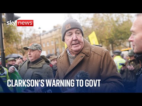 ‘It’s the end’: Jeremy Clarkson’s stark warning to ministers as he joins farm protest