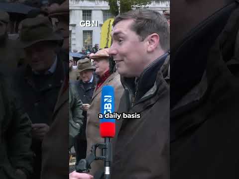 Angry farmers rally in Westminster to STAND AGAINST the new inheritance tax #GBnews