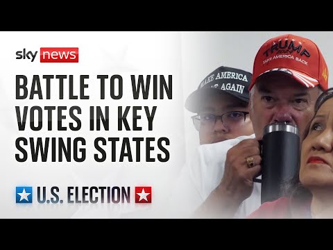 Kamala Harris and Donald Trump’s battle for key swing states | US Election 2024