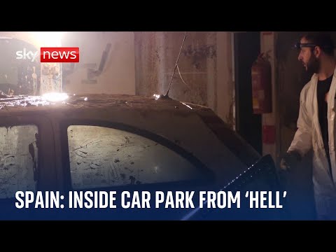 Spain floods: Inside ‘hellish’ Valencia underground car park