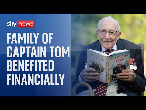 Family ‘benefited significantly’ from link to Captain Tom Foundation, report finds