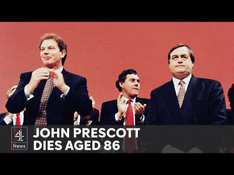 John Prescott – ‘Titan’ of the Labour Party dies aged 86