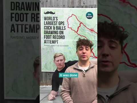Welshman aims to draw a massive GPS penis to raise awareness for men’s health  ITV News
