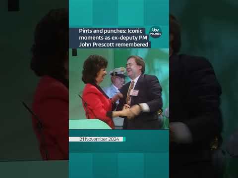 From pints to punches: John Prescott’s iconic moments | ITV News