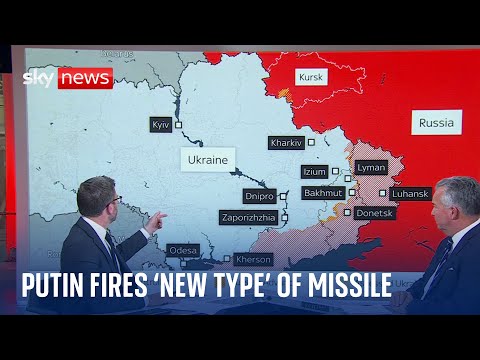 Putin fires ‘new type of missile’ as Healey says frontline is ‘unstable’  | Ukraine war