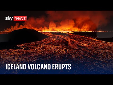 Iceland volcano erupts for the seventh time in almost a year