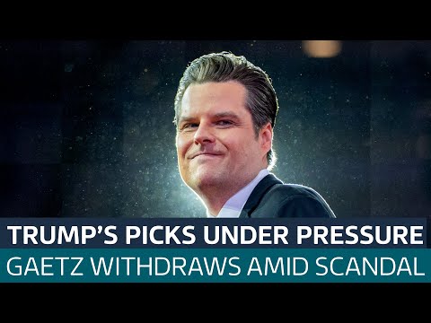 Matt Gaetz drops out as Trump’s controversial pick for attorney general | ITV News