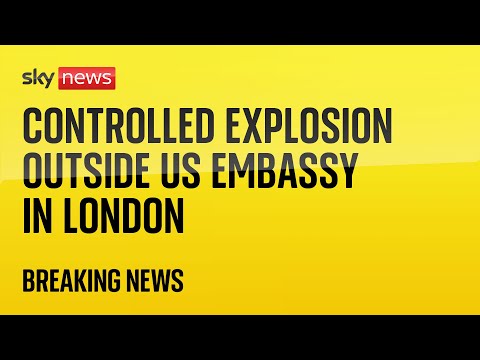 Suspicious package found close to the US embassy in London