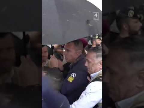 Spain’s king and queen confronted by angry protesters in Valencia