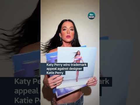 Katy Perry wins trademark appeal against designer Katie Perry | ITV News