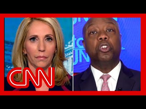 ‘Oh come on’: Bash presses Tim Scott on Trump’s false claims