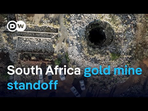 South African gold mine siege in third week | DW News