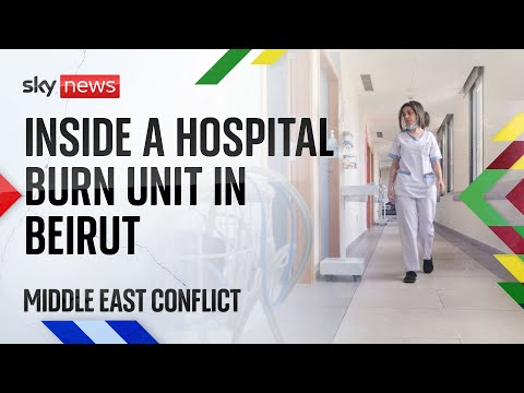 Lebanon’s only burn unit sees influx of patients following Israeli airstrikes | Middle East conflict